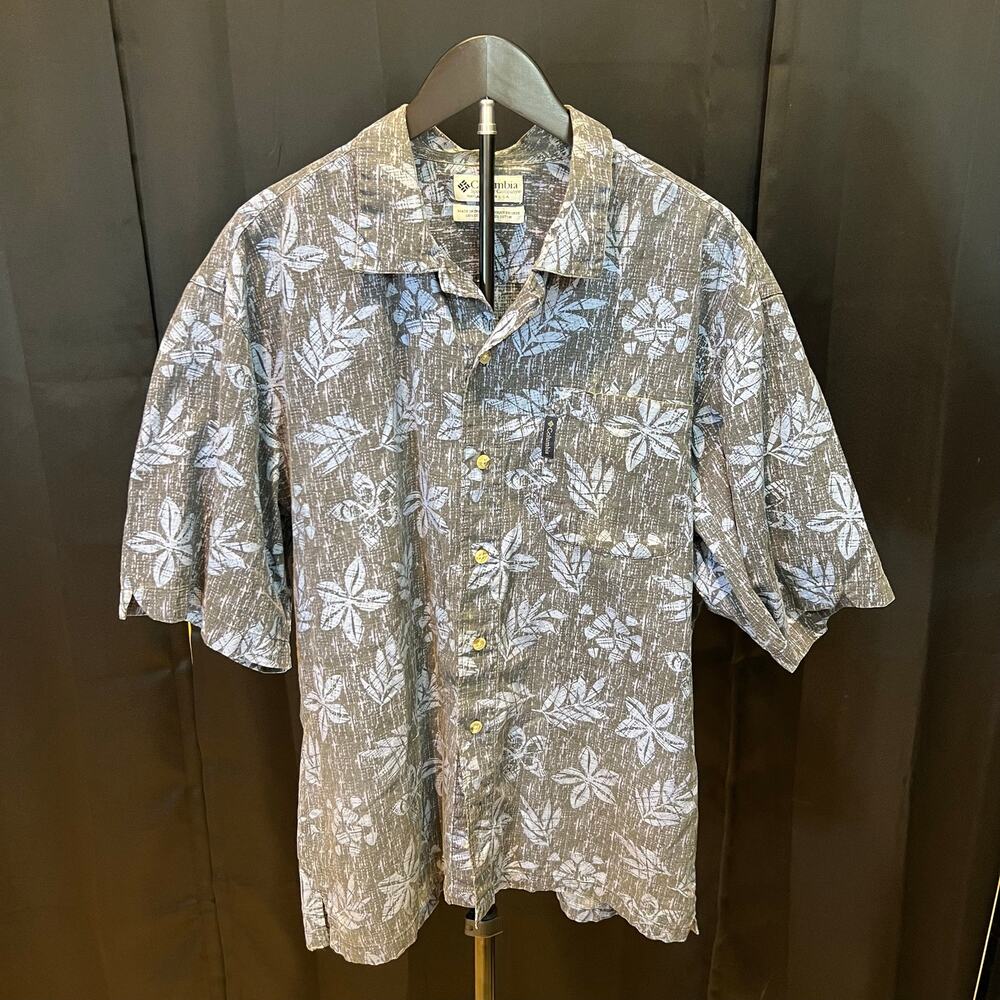 Columbia Sportswear Floral Button Up Shirt Sz M